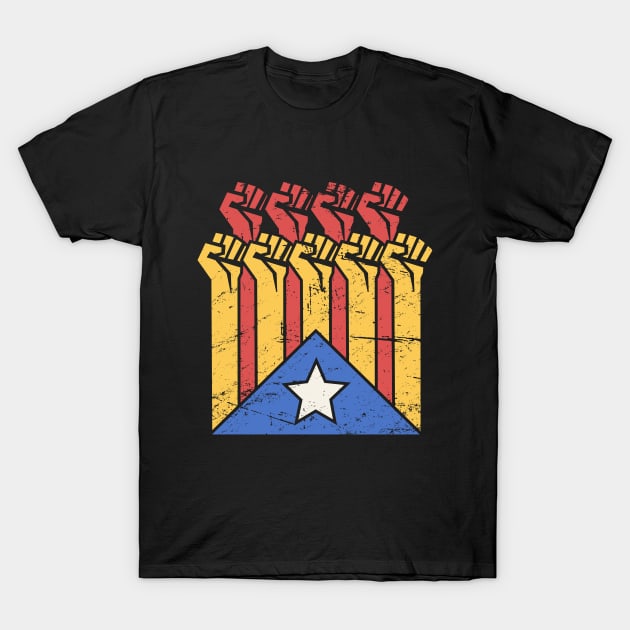 Freedom for Catalunya / Catalonia T-Shirt by MeatMan